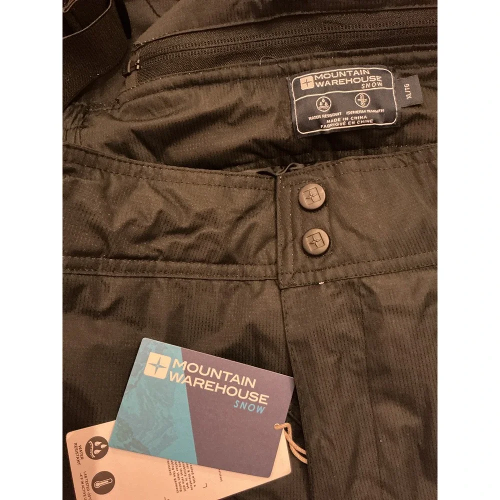 Mountain Warehouse Dusk Snow Ski Pants‎ II Black XL New With Tags